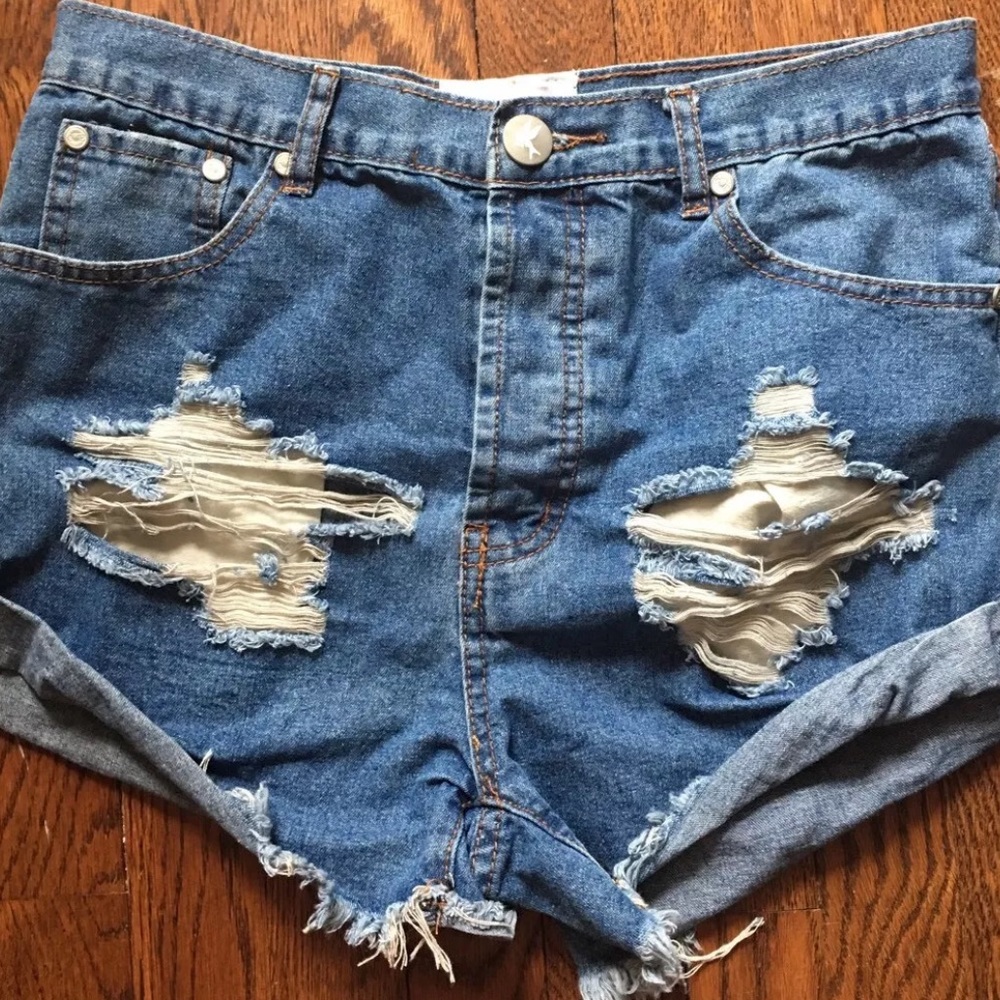 One Teaspoon Denim Shorts Outlaw size 27